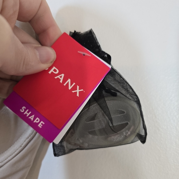 NWT Spanx Suit Your Fancy Strapless Cupped Mid Thigh Bodysuit Champagne Beige XL - Picture 6 of 11